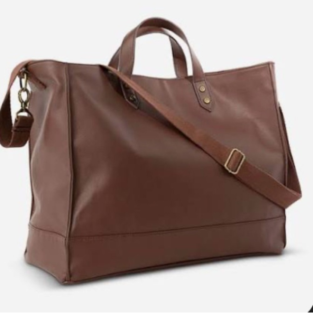 Thirty-One Brown Messenger Tote with Laptop Pocket